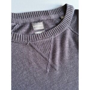 Dan John Men's Knit Sweater – Size‎ Medium – Navy Blue Linen Blend
